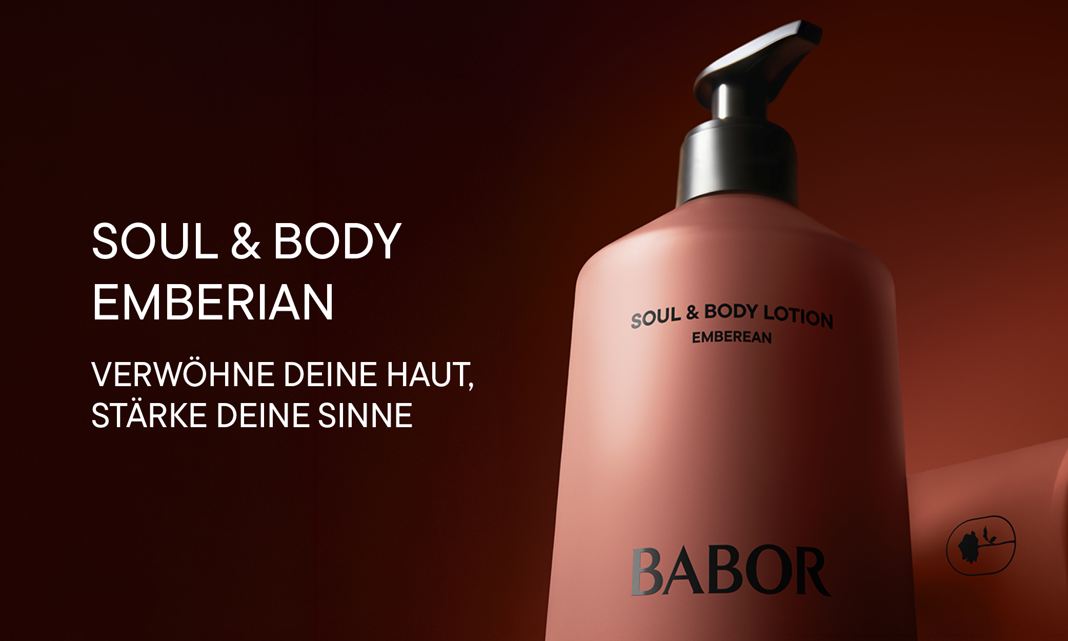 BABOR Soul & Body Emberean Lotion in warmem Licht